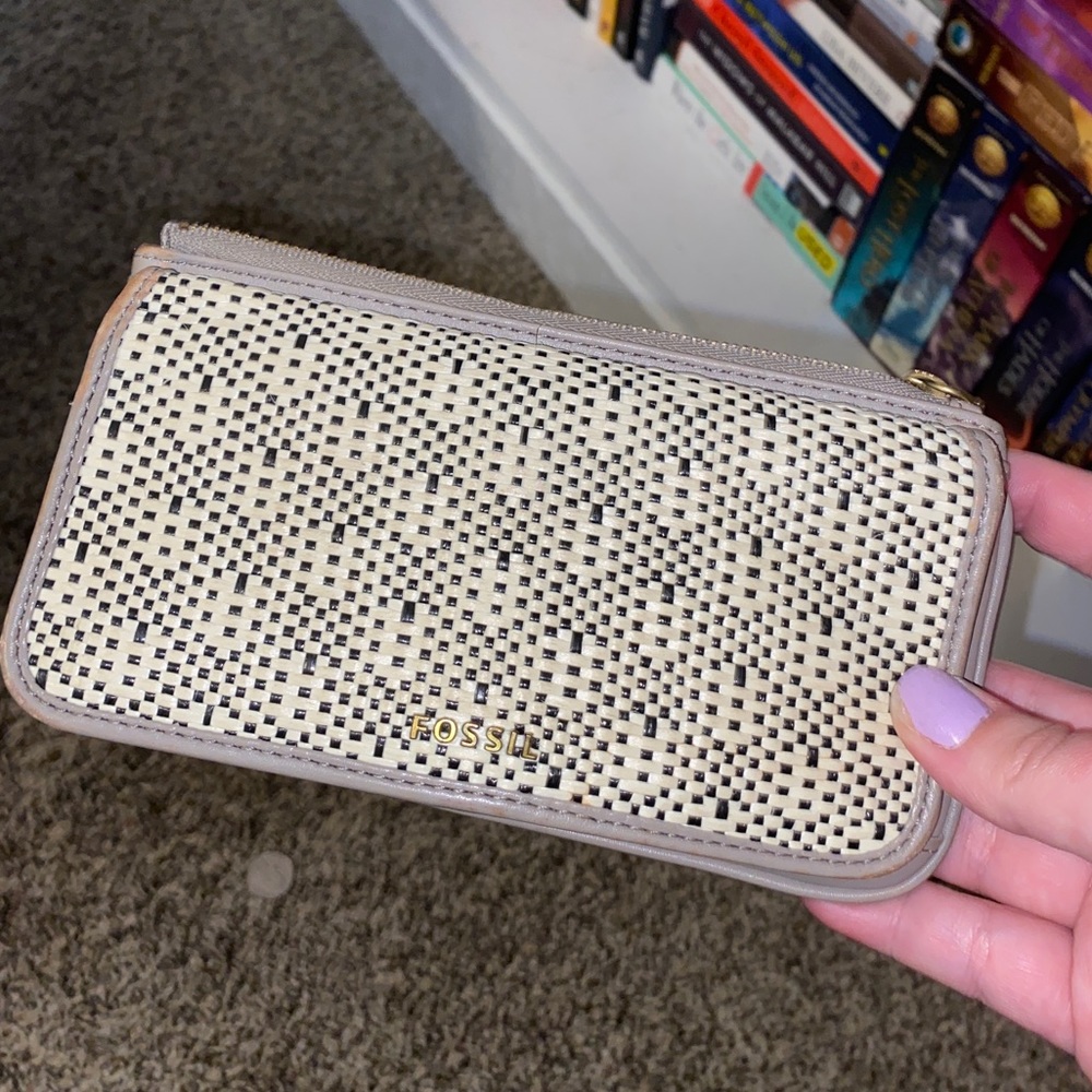 Grey FOSSIL wallet